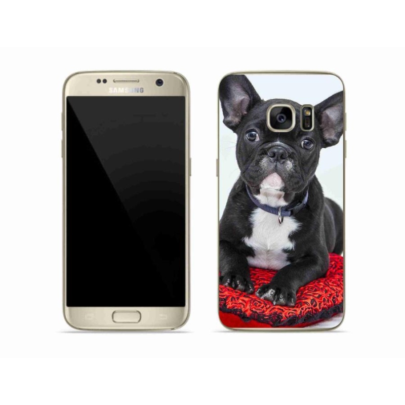 Gélový obal mmCase na mobil Samsung Galaxy S7 - buldog