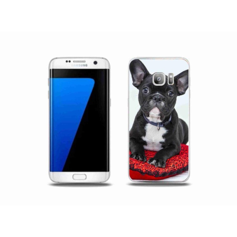 Gélový obal mmCase na mobil Samsung Galaxy S7 Edge - buldog