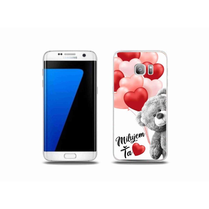 Gélový obal mmCase na mobil Samsung Galaxy S7 Edge - milujem Ťa sk