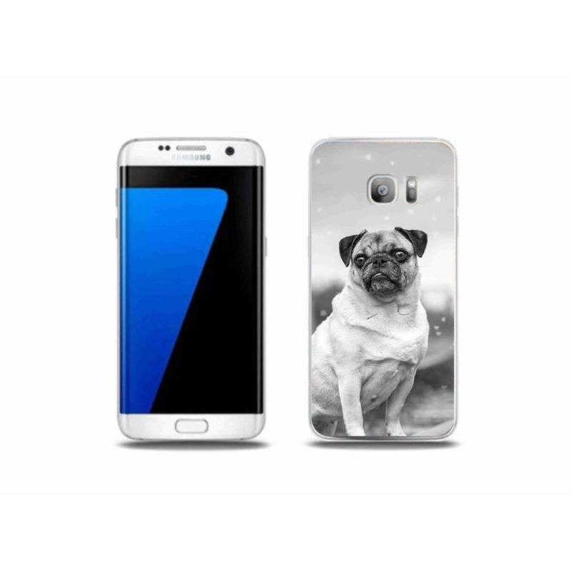 Gélový obal mmCase na mobil Samsung Galaxy S7 Edge - mops