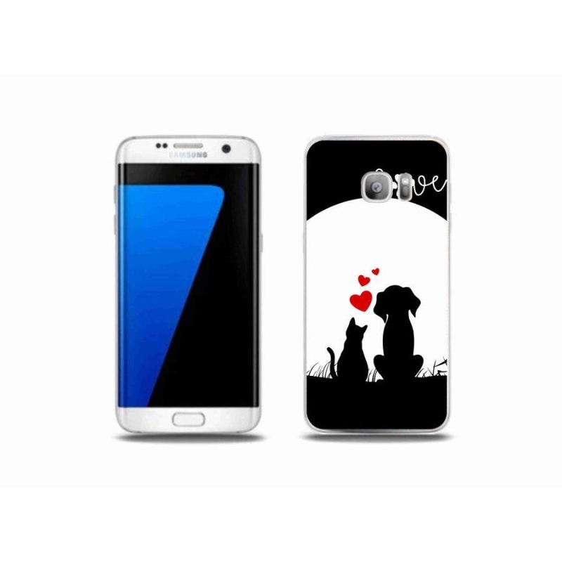 Gélový obal mmCase na mobil Samsung Galaxy S7 Edge - zvieracie láska