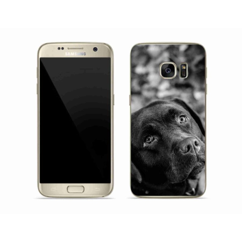 Gélový obal mmCase na mobil Samsung Galaxy S7 - labrador