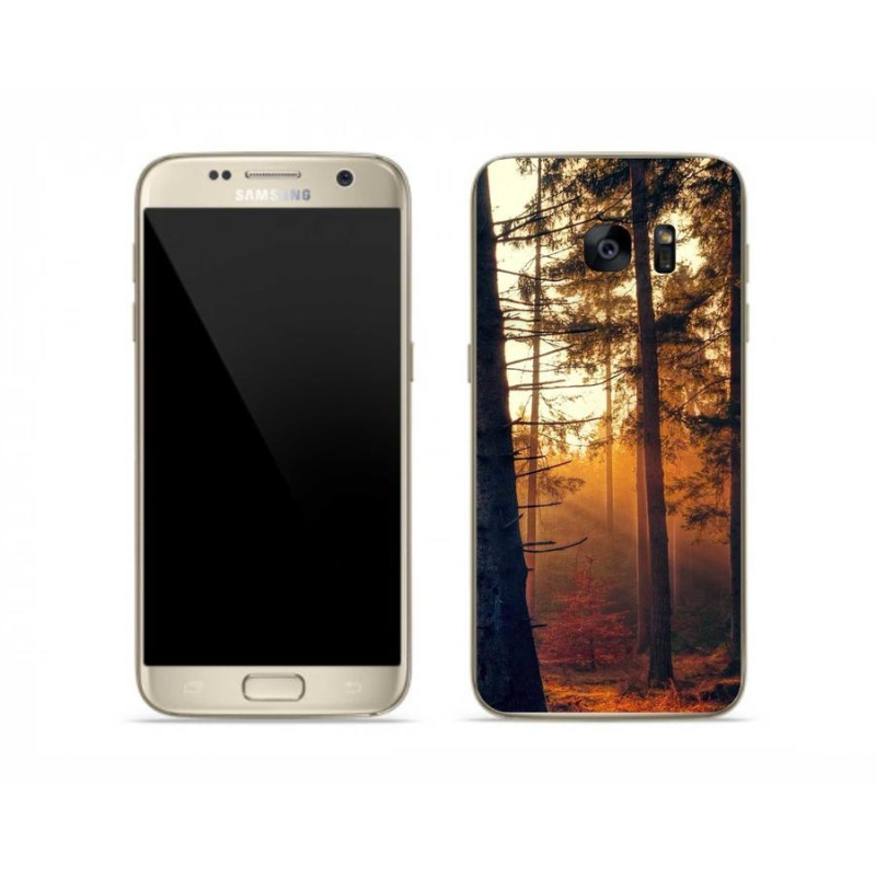 Gélový obal mmCase na mobil Samsung Galaxy S7 - les