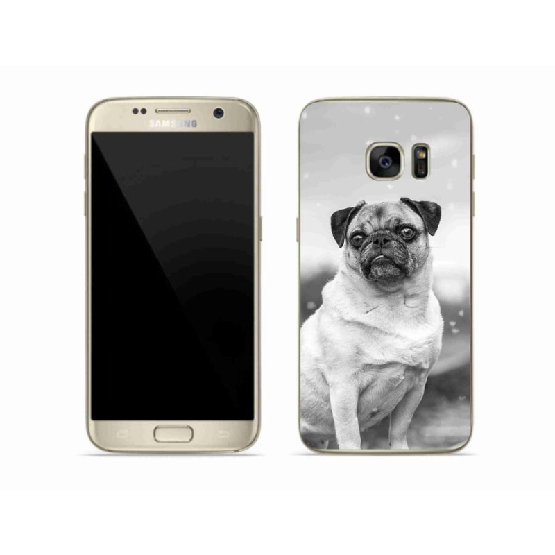 Gélový obal mmCase na mobil Samsung Galaxy S7 - mops