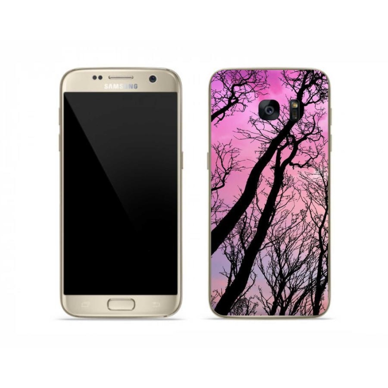 Gélový obal mmCase na mobil Samsung Galaxy S7 - opadané stromy