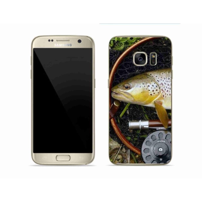 Gélový obal mmCase na mobil Samsung Galaxy S7 - pstruh 2