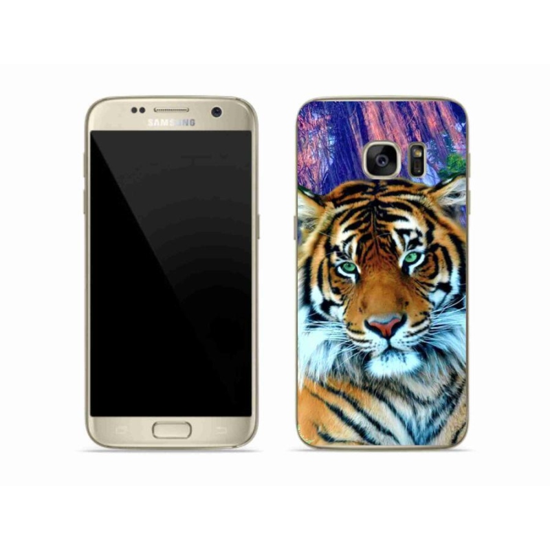 Gélový obal mmCase na mobil Samsung Galaxy S7 - tiger