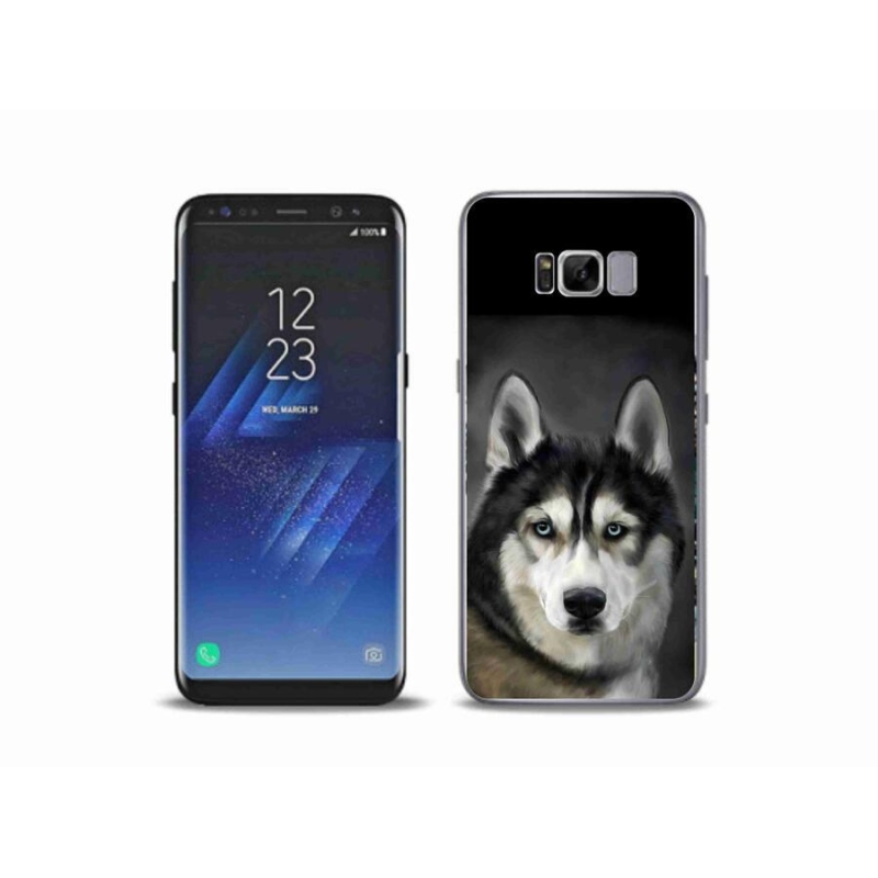 Gélový obal mmCase na mobil Samsung Galaxy S8 Plus - husky