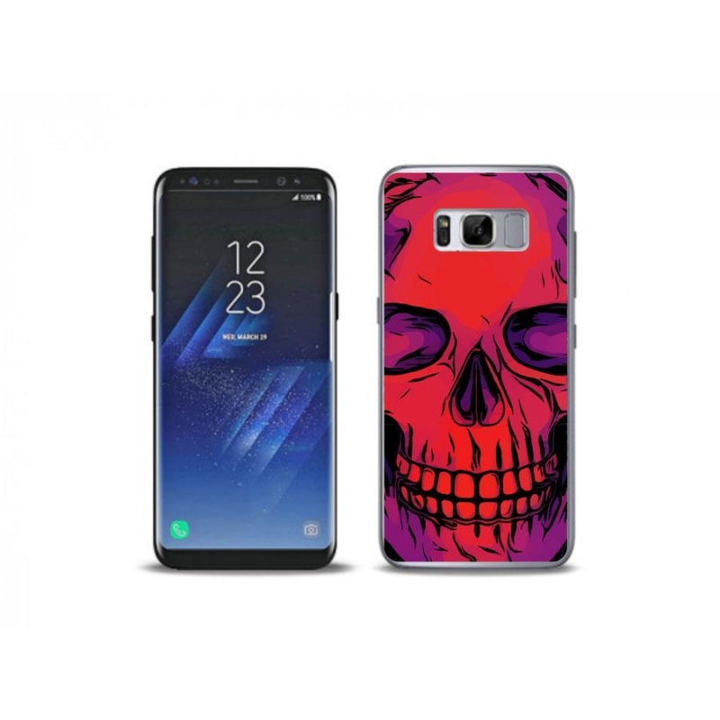 Gélový obal mmCase na mobil Samsung Galaxy S8 Plus - lebka