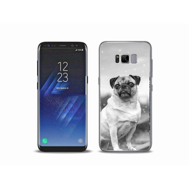 Gélový obal mmCase na mobil Samsung Galaxy S8 Plus - mops