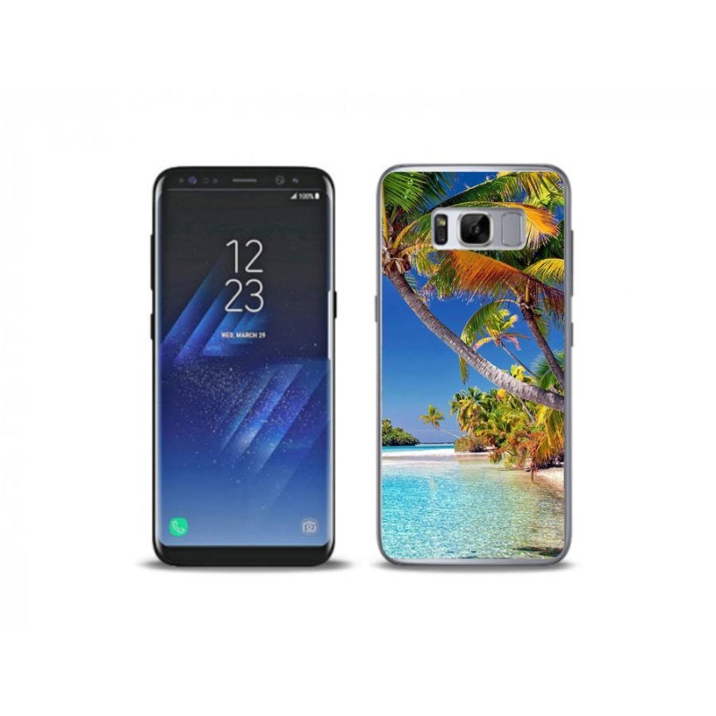 Gélový obal mmCase na mobil Samsung Galaxy S8 Plus - morská pláž