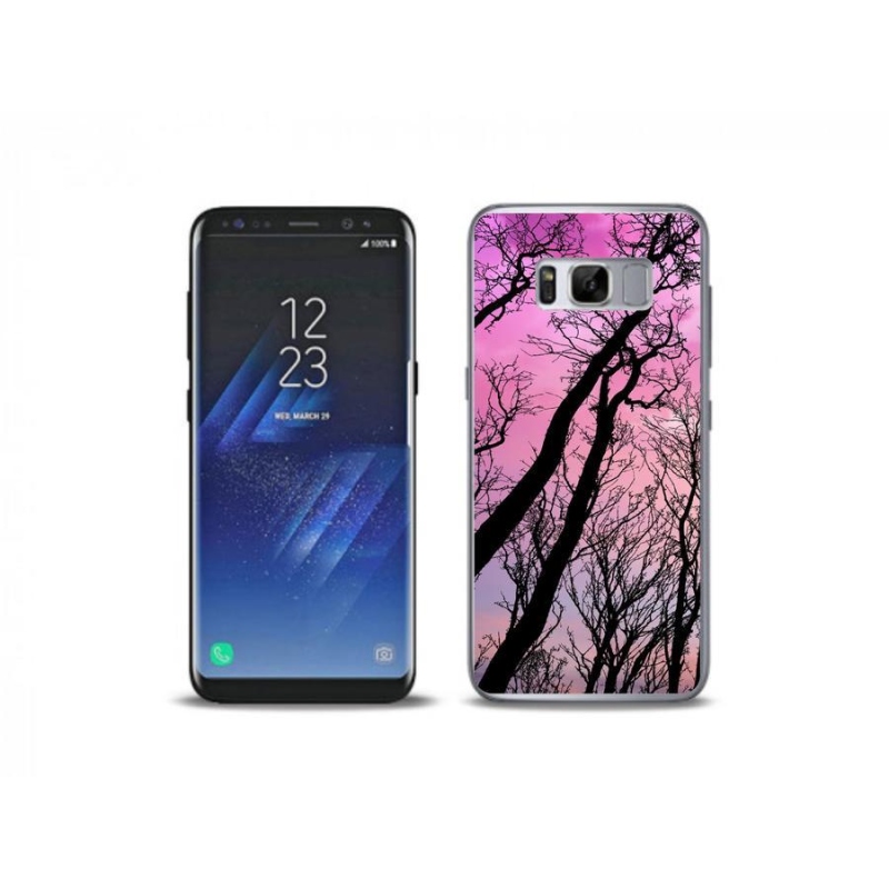 Gélový obal mmCase na mobil Samsung Galaxy S8 Plus - opadané stromy