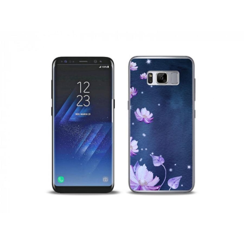 Gélový obal mmCase na mobil Samsung Galaxy S8 Plus - padajúce kvety