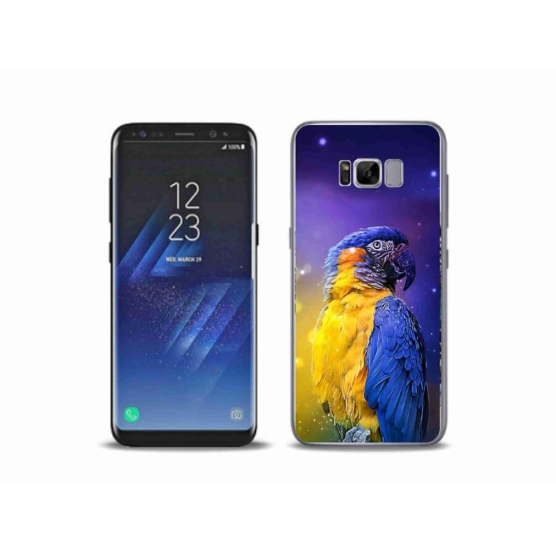 Gélový obal mmCase na mobil Samsung Galaxy S8 Plus - papagáj ara 1