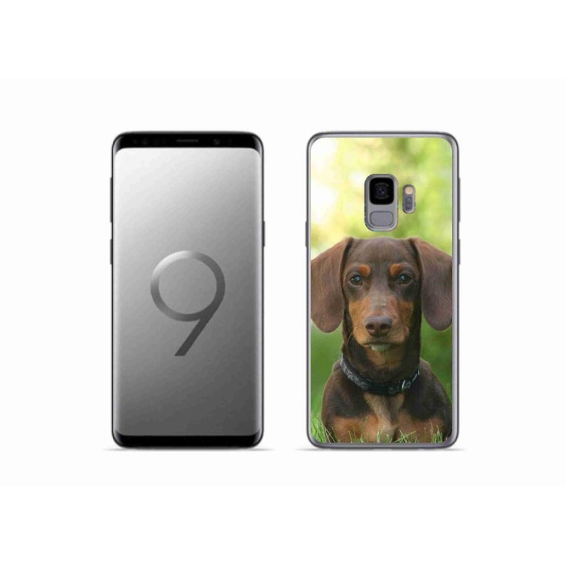 Gélový obal mmCase na mobil Samsung Galaxy S9 - hnedý jazvečík