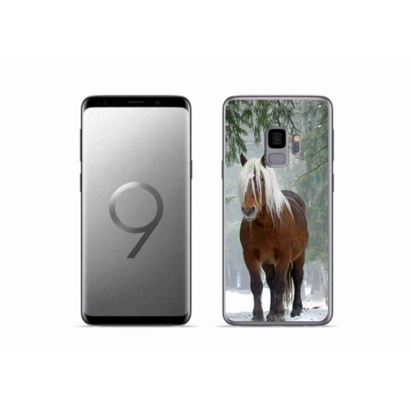 Gélový obal mmCase na mobil Samsung Galaxy S9 - kôň v lese