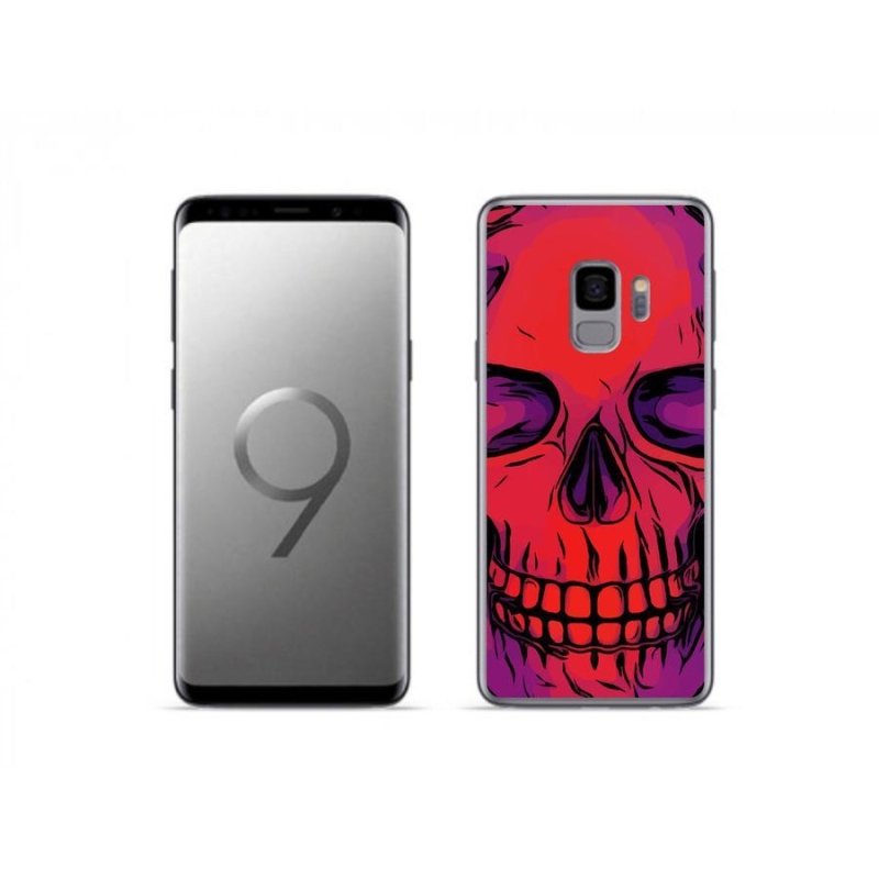 Gélový obal mmCase na mobil Samsung Galaxy S9 - lebka