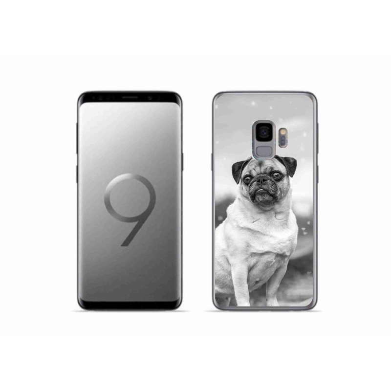 Gélový obal mmCase na mobil Samsung Galaxy S9 - mops