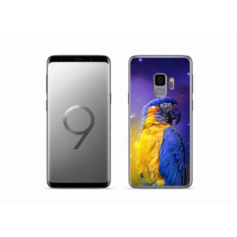 Gélový obal mmCase na mobil Samsung Galaxy S9 - papagáj ara 1