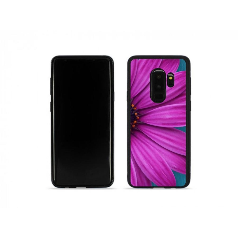 Gélový obal mmCase na mobil Samsung Galaxy S9 Plus - fialová margaréta