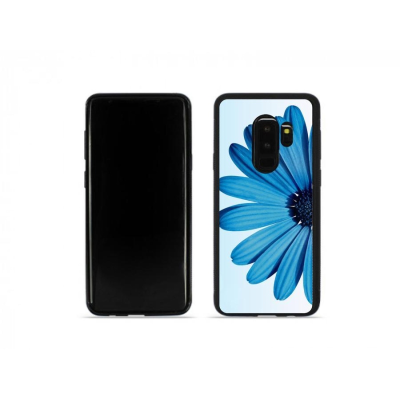 Gélový obal mmCase na mobil Samsung Galaxy S9 Plus - modrá margaréta