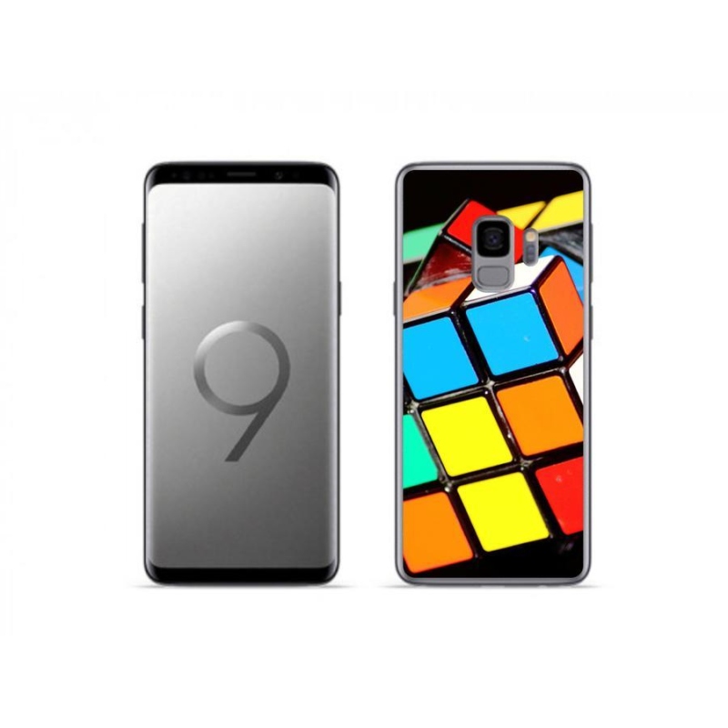 Gélový obal mmCase na mobil Samsung Galaxy S9 - rubikova kocka