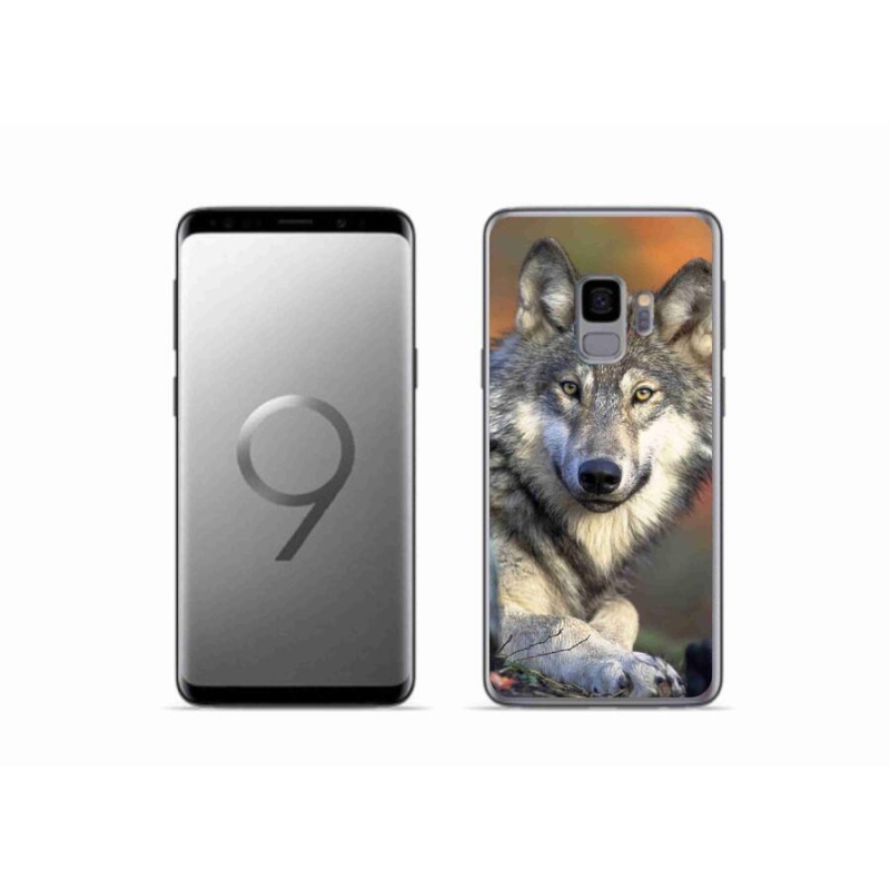 Gélový obal mmCase na mobil Samsung Galaxy S9 - vlk