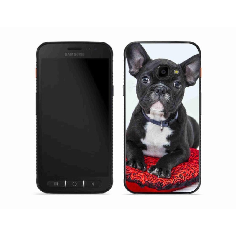 Gélový obal mmCase na mobil Samsung Galaxy Xcover 4S - buldog