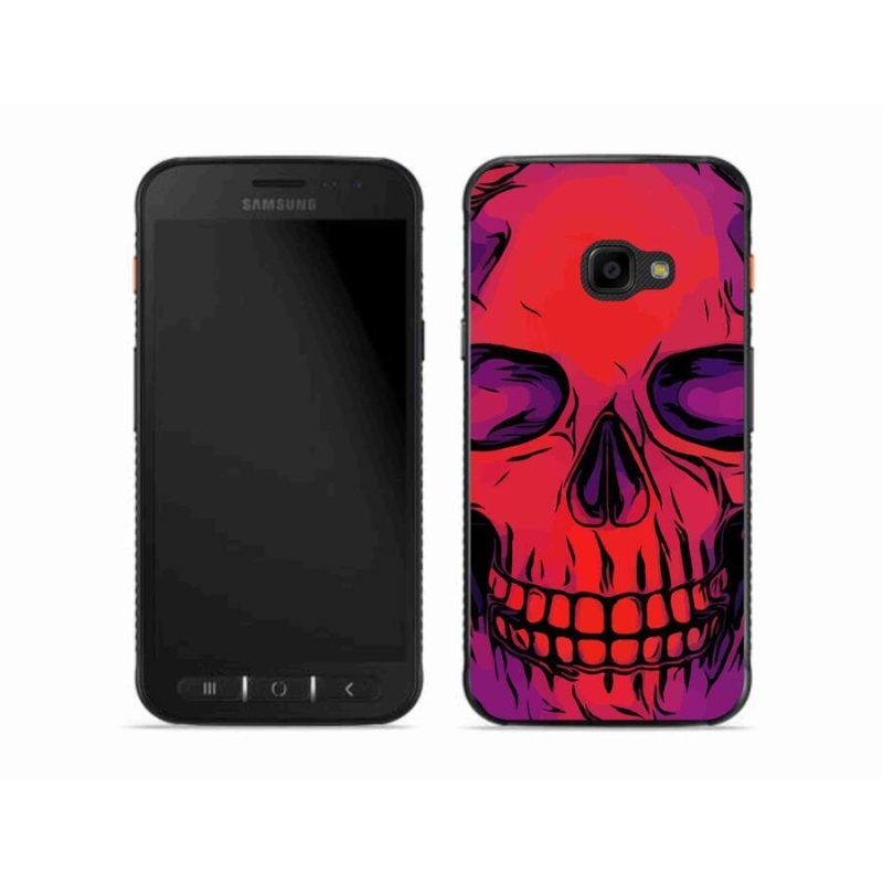 Gélový obal mmCase na mobil Samsung Galaxy Xcover 4S - lebka