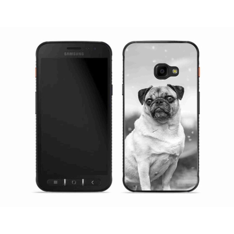 Gélový obal mmCase na mobil Samsung Galaxy Xcover 4S - mops