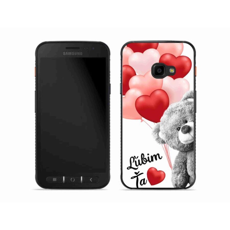 Gélový obal mmCase na mobil Samsung Galaxy Xcover 4S - ľúbim ťa sk