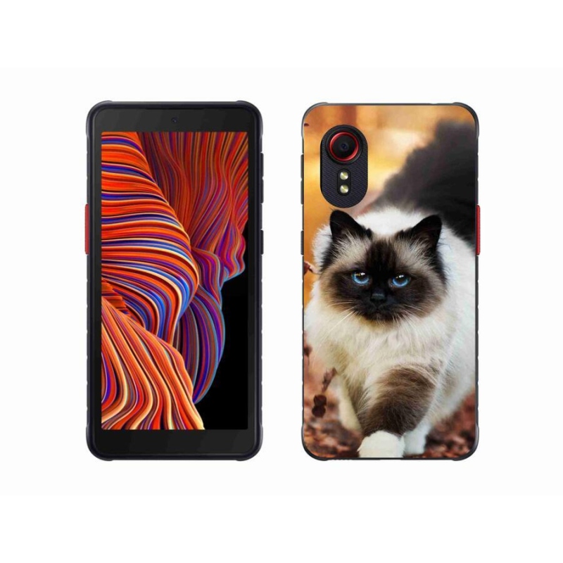 Gélový obal mmCase na mobil Samsung Galaxy Xcover 5 - mačka 1