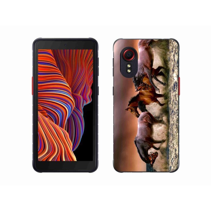 Gélový obal mmCase na mobil Samsung Galaxy Xcover 5 - kone 1