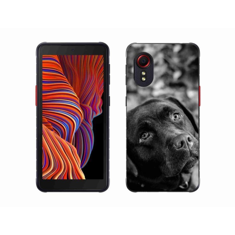 Gélový obal mmCase na mobil Samsung Galaxy Xcover 5 - labrador