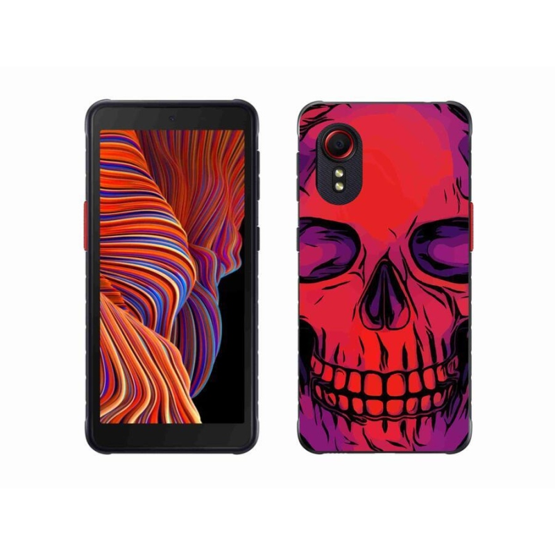 Gélový obal mmCase na mobil Samsung Galaxy Xcover 5 - lebka