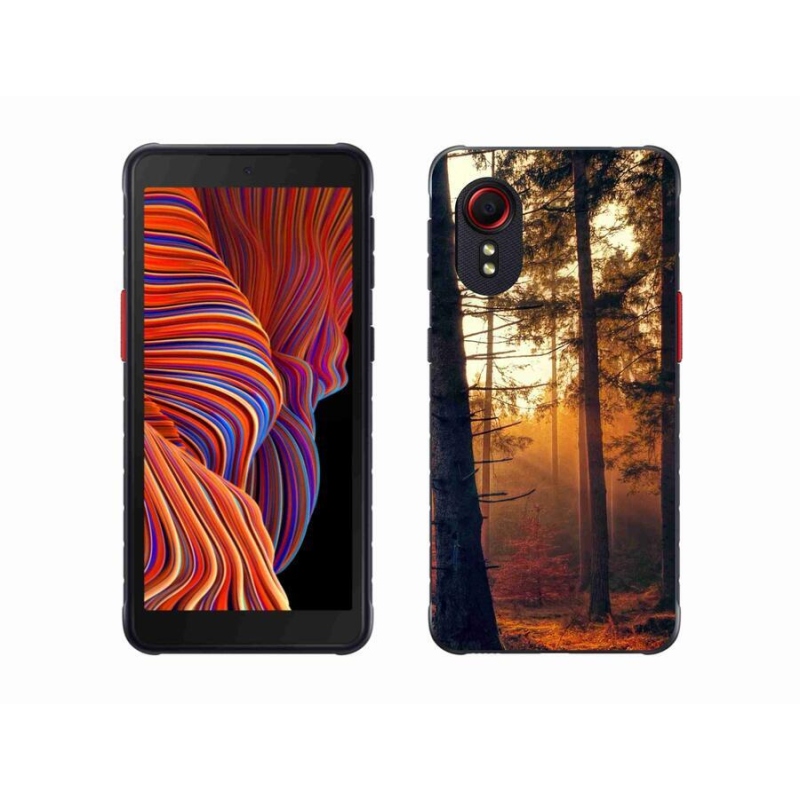 Gélový obal mmCase na mobil Samsung Galaxy Xcover 5 - les