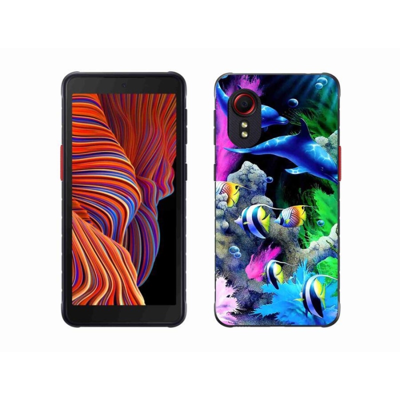 Gélový obal mmCase na mobil Samsung Galaxy Xcover 5 - morský svet