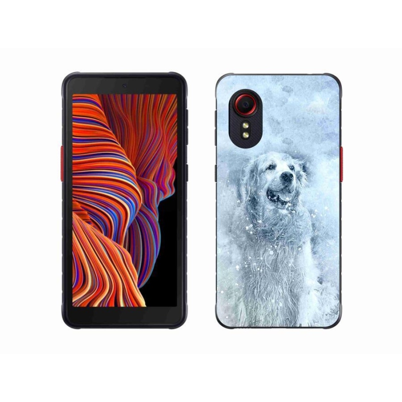 Gélový obal mmCase na mobil Samsung Galaxy Xcover 5 - retríver