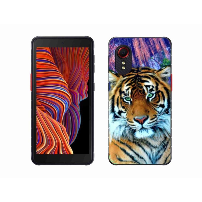 Gélový obal mmCase na mobil Samsung Galaxy Xcover 5 - tiger