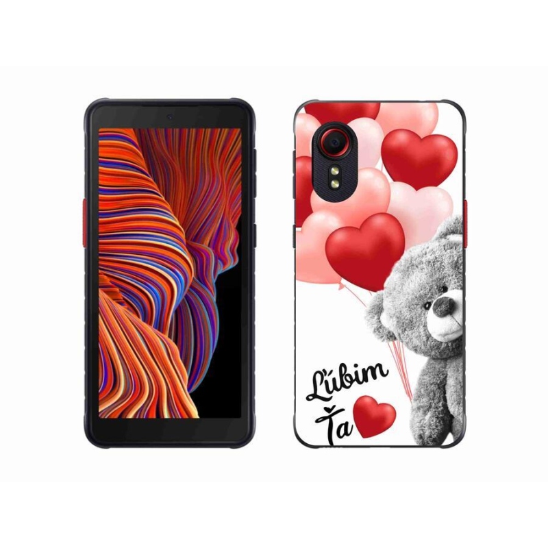 Gélový obal mmCase na mobil Samsung Galaxy Xcover 5 - ľúbim ťa sk