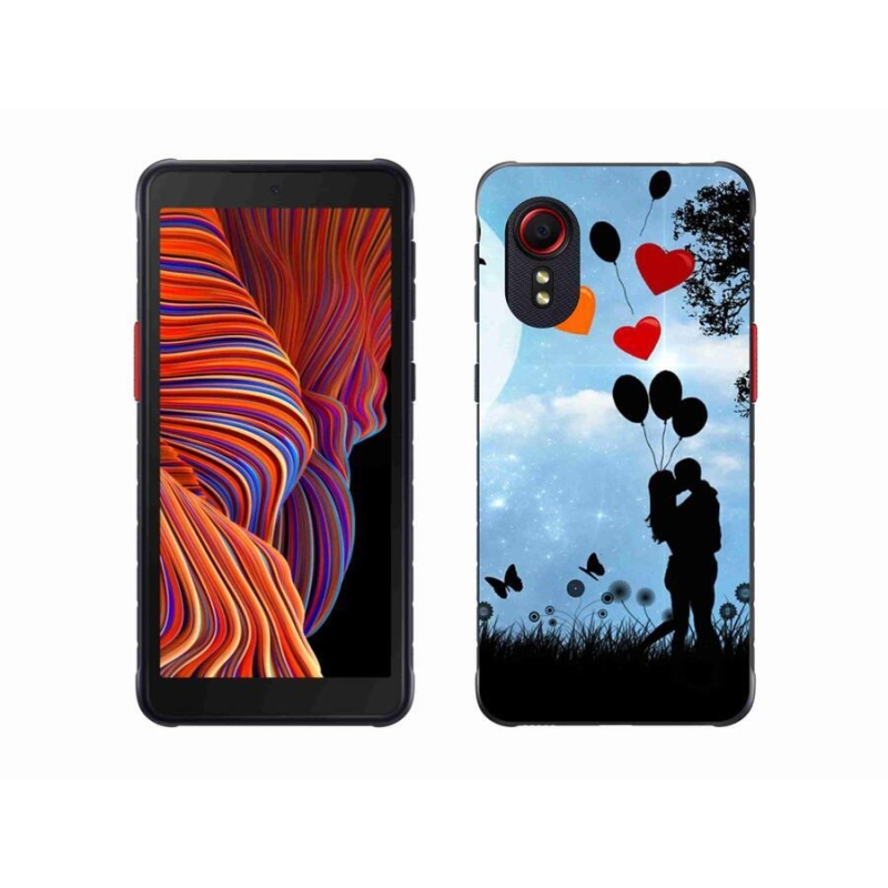 Gélový obal mmCase na mobil Samsung Galaxy Xcover 5 - zamilovaný pár