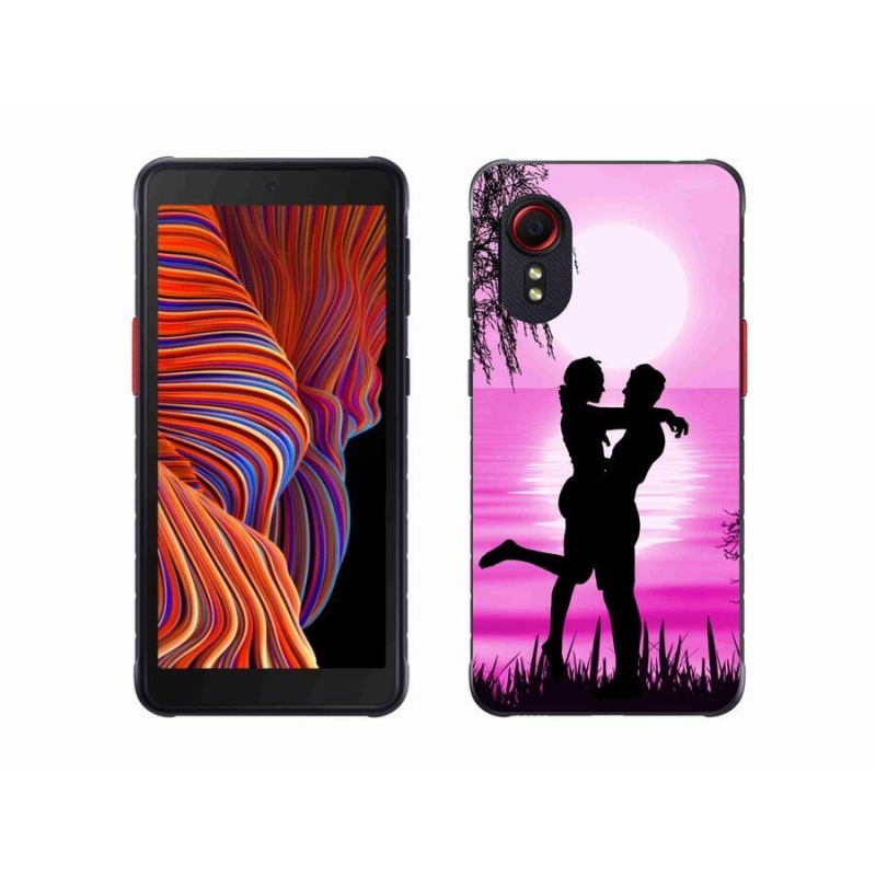 Gélový obal mmCase na mobil Samsung Galaxy Xcover 5 - západ slnka