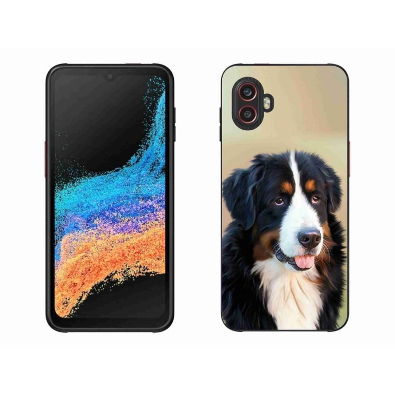 Gélový obal mmCase na mobil Samsung Galaxy Xcover 6 Pro - bernský salašnícky pes