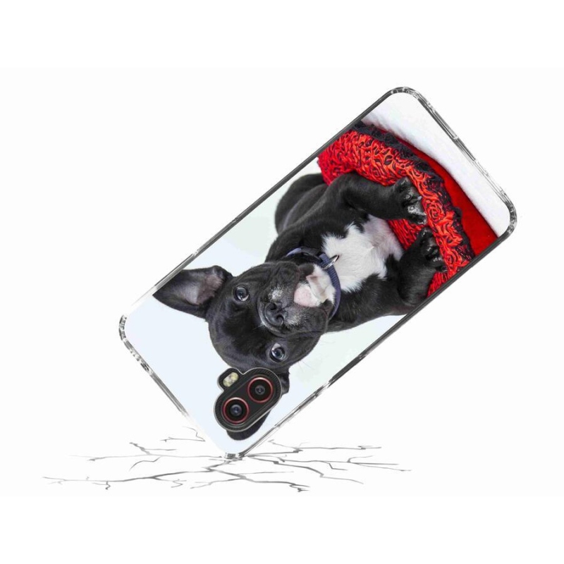 Gélový obal mmCase na mobil Samsung Galaxy Xcover 6 Pro - buldog