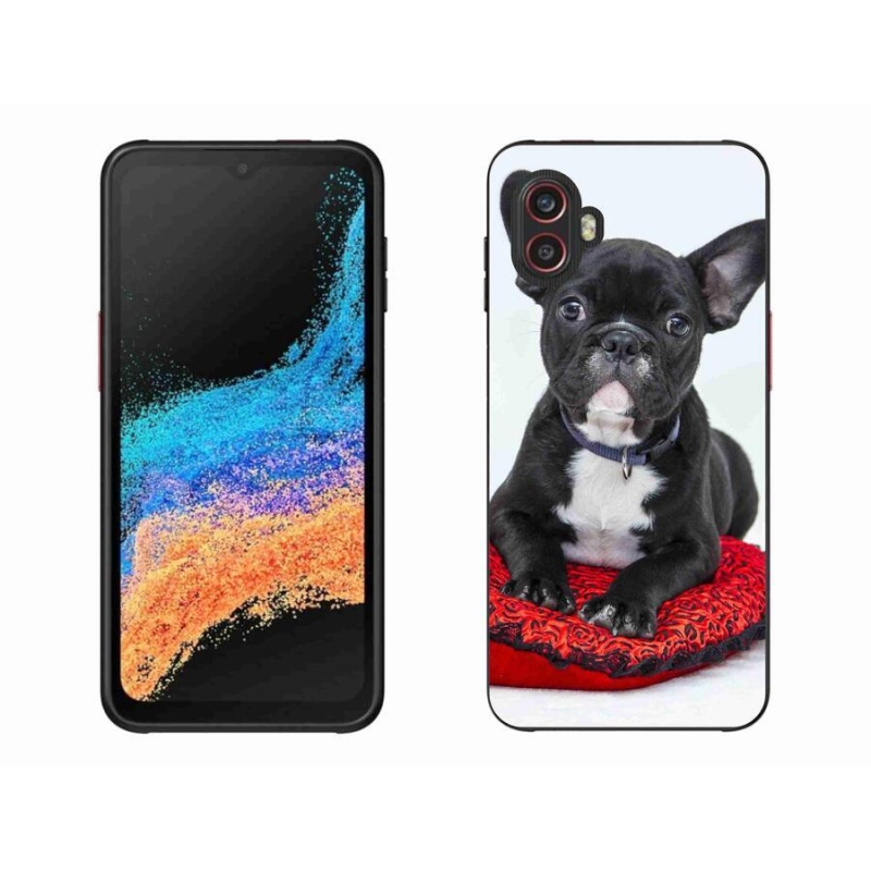 Gélový obal mmCase na mobil Samsung Galaxy Xcover 6 Pro - buldog