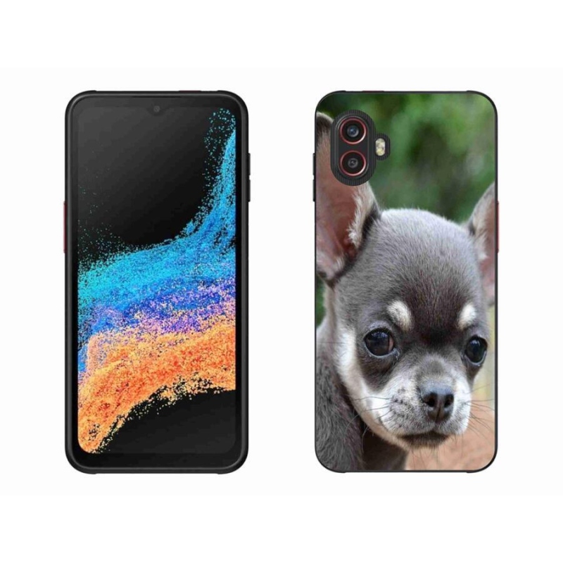 Gélový obal mmCase na mobil Samsung Galaxy Xcover 6 Pro - čivava