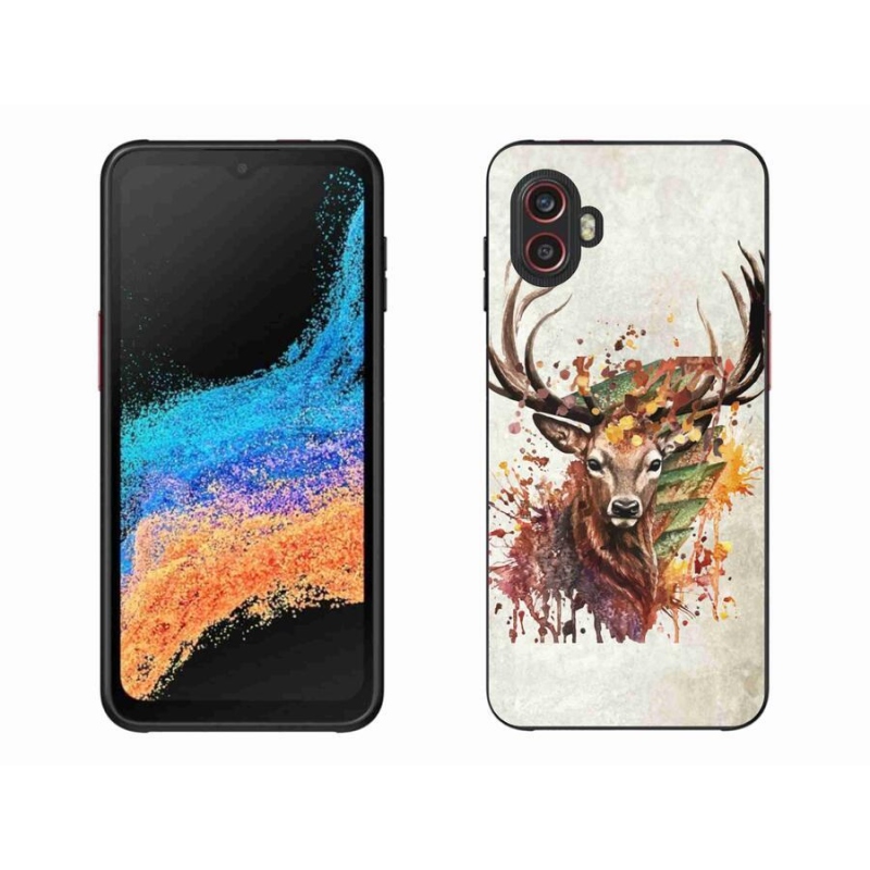 Gélový obal mmCase na mobil Samsung Galaxy Xcover 6 Pro - jeleň 1