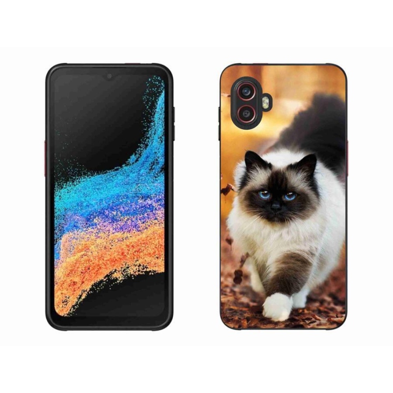 Gélový obal mmCase na mobil Samsung Galaxy Xcover 6 Pro - mačka