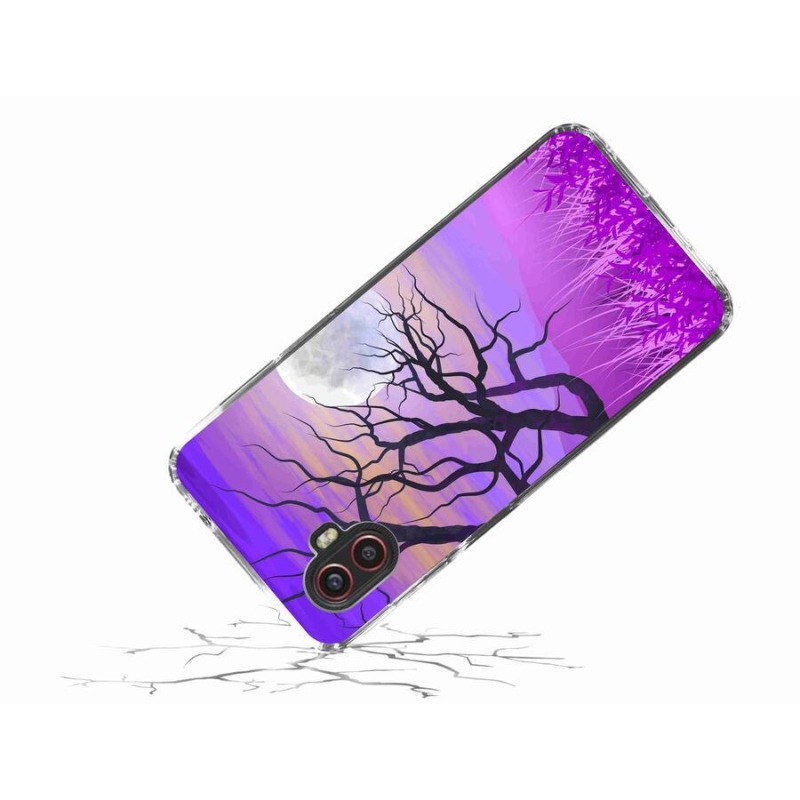 Gélový obal mmCase na mobil Samsung Galaxy Xcover 6 Pro - kreslený opadaný strom