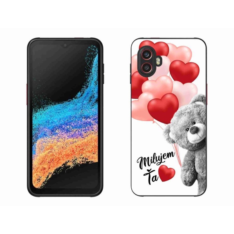 Gélový obal mmCase na mobil Samsung Galaxy Xcover 6 Pro - milujem Ťa sk